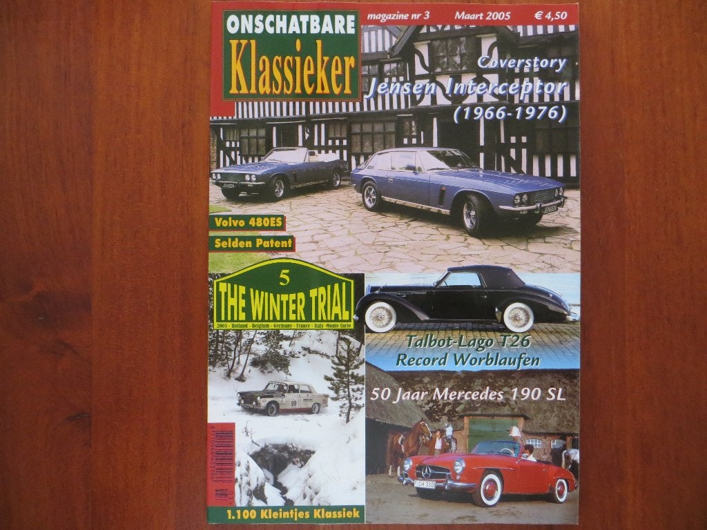 Onschatbare Klassieker 3 2005 Jensen Interceptor, Volvo 480, Ophalen of Verzenden, Nieuw, Volvo