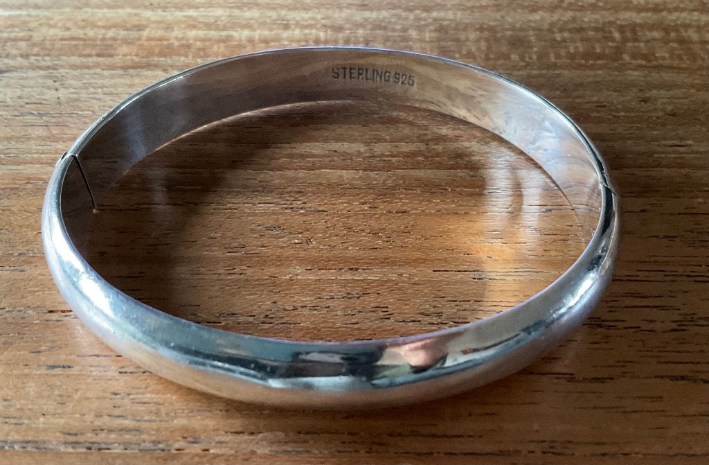 sterling zilver 925 slavenarmband armband vintage, Sieraden, Tassen en Uiterlijk, Ophalen of Verzenden, Zo goed als nieuw, Zilver