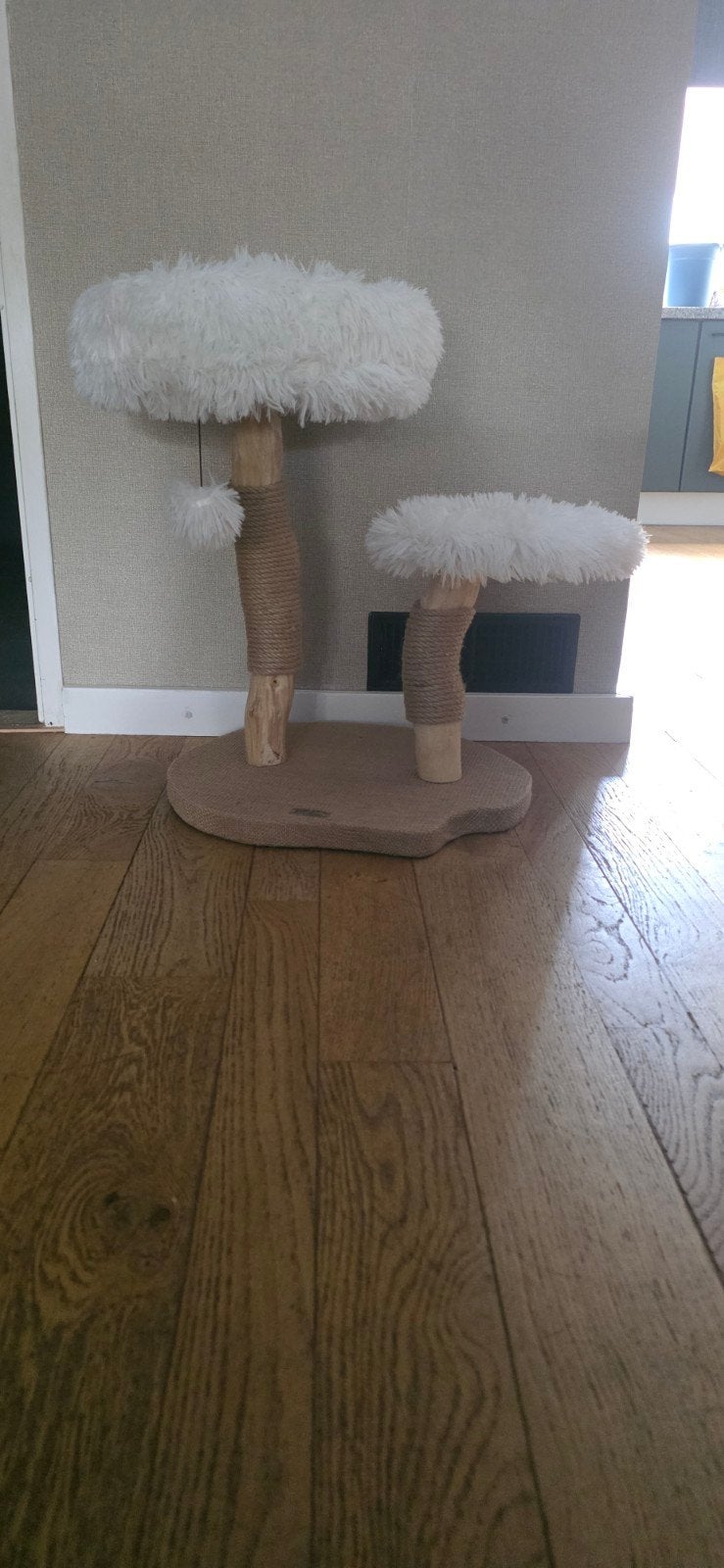 nieuwe stevig houten krabpaal niet gebruikt nieuw in doos, Ophalen of Verzenden, Nieuw, Krabpaal