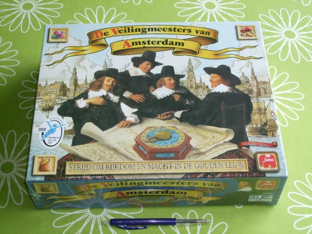 Nieuw in seal: De Veilingmeesters van Amsterdam, Hobby en Vrije tijd, Gezelschapsspellen | Bordspellen, Vijf spelers of meer, Ophalen of Verzenden