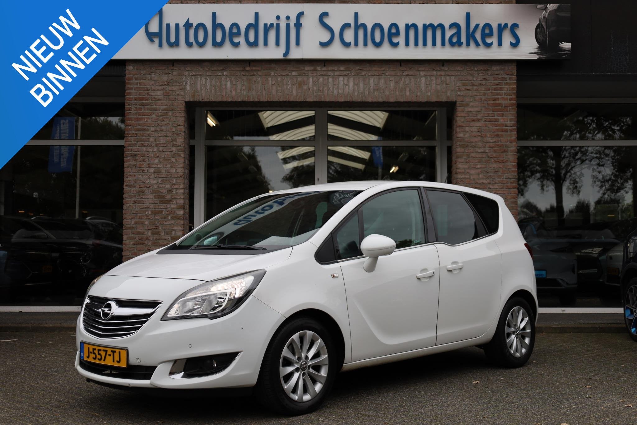 Opel Meriva 1.4 Cosmo CAMERA NAVI CRUISE CLIMA HALF-LEER 2XP, Auto's, Voorwielaandrijving, Gebruikt, 4 cilinders, 1261 kg