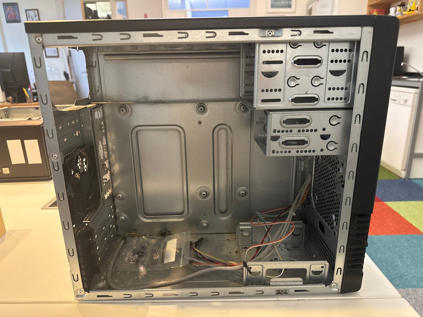 PC Behuizing Zonder Voeding - Intel Core i7 Sticker, Computers en Software, Ophalen of Verzenden, Gebruikt