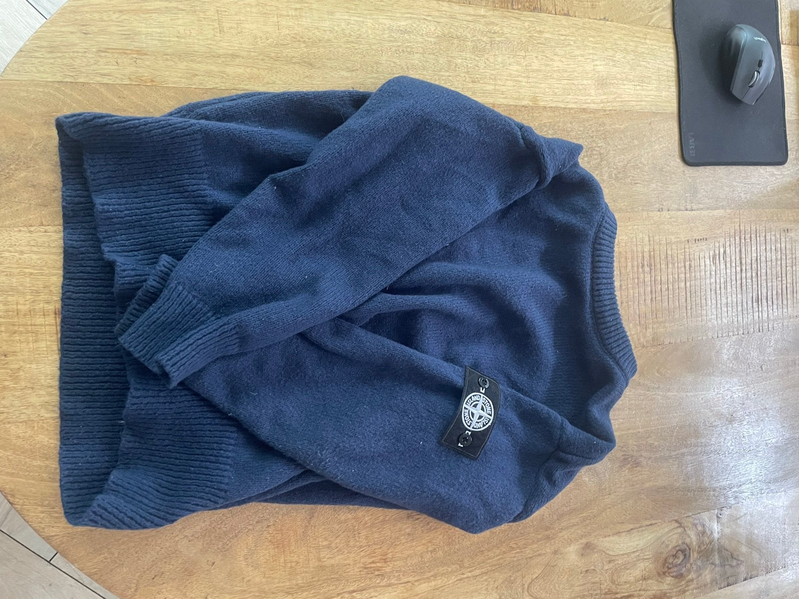 Stone Island wollen trui - Maat M, Ophalen of Verzenden, Zo goed als nieuw, Maat 48/50 (M), Blauw
