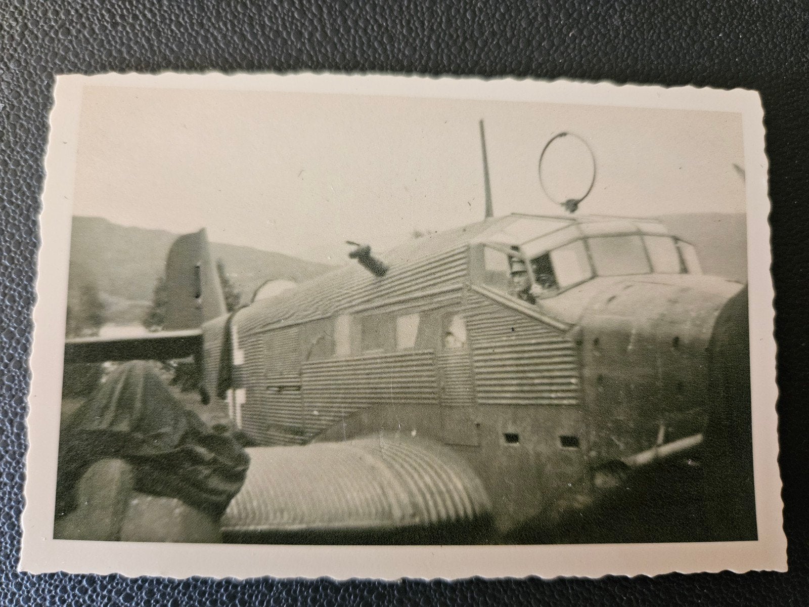 1xwo2 100%orig foto duitse junker+ piloot te zien topper, Ophalen of Verzenden, Duitsland, Foto of Poster