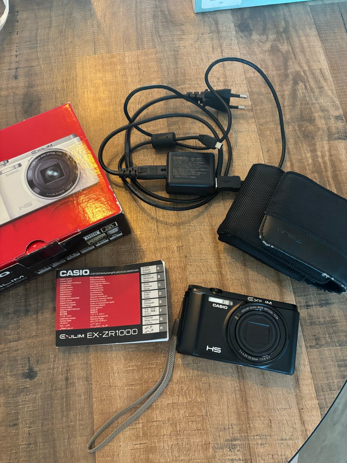 Casio Exilim HS EX-ZR1000 Compactcamera, Audio, Tv en Foto, Fotocamera's Digitaal, Casio, Zo goed als nieuw, Compactcamera, Accu