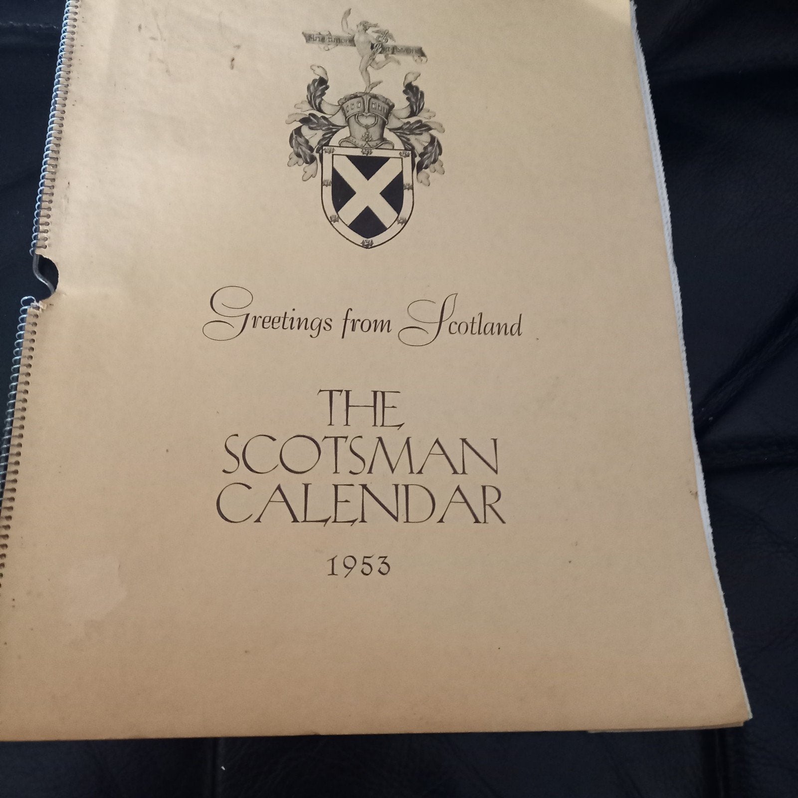 1953 The Scotsman Calendar - Schotland - 40 Pagina's, Ophalen of Verzenden
