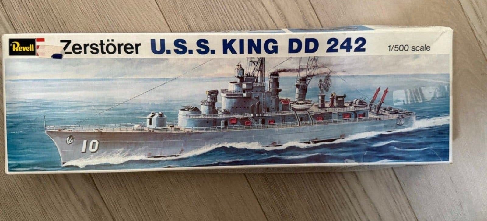 Zerstörer U.S.S. KING DD 242, Ophalen of Verzenden, Zo goed als nieuw, Revell