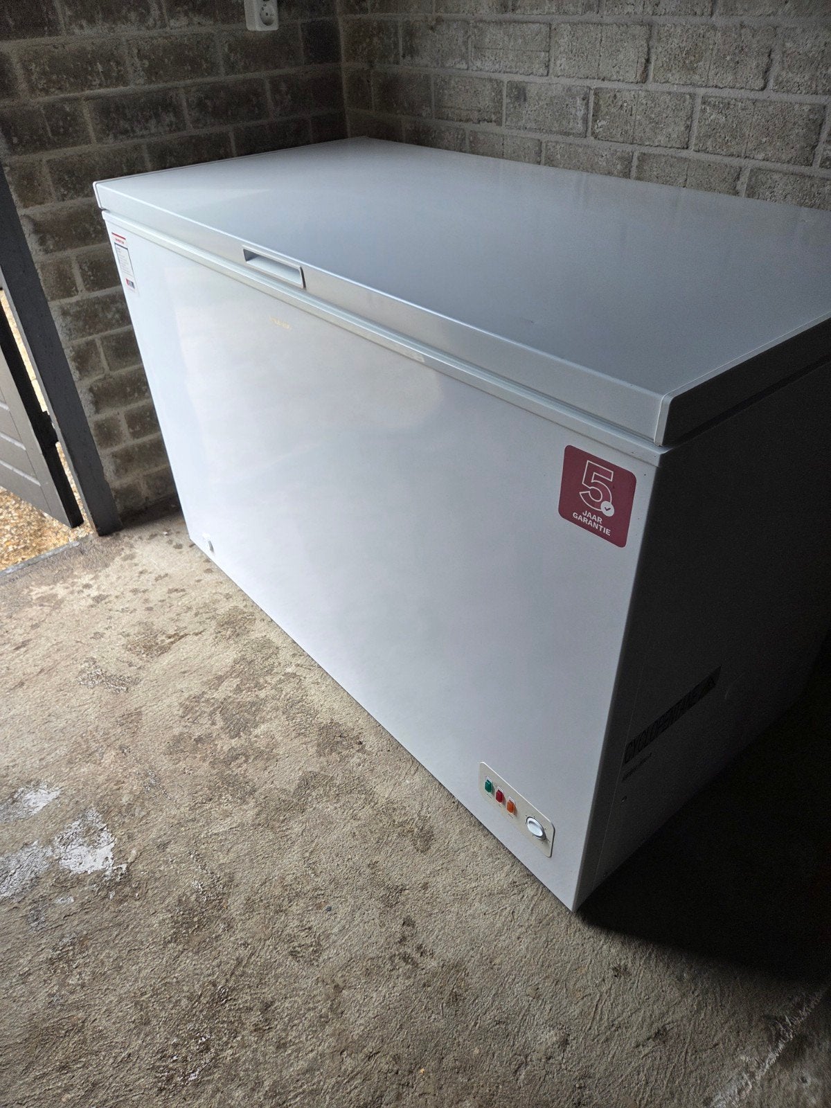 Inventum VK1285W Vrieskist - 300L -, Witgoed en Apparatuur, Vriezers en Diepvrieskisten, Vrieskist, Zo goed als nieuw, Vrijstaand