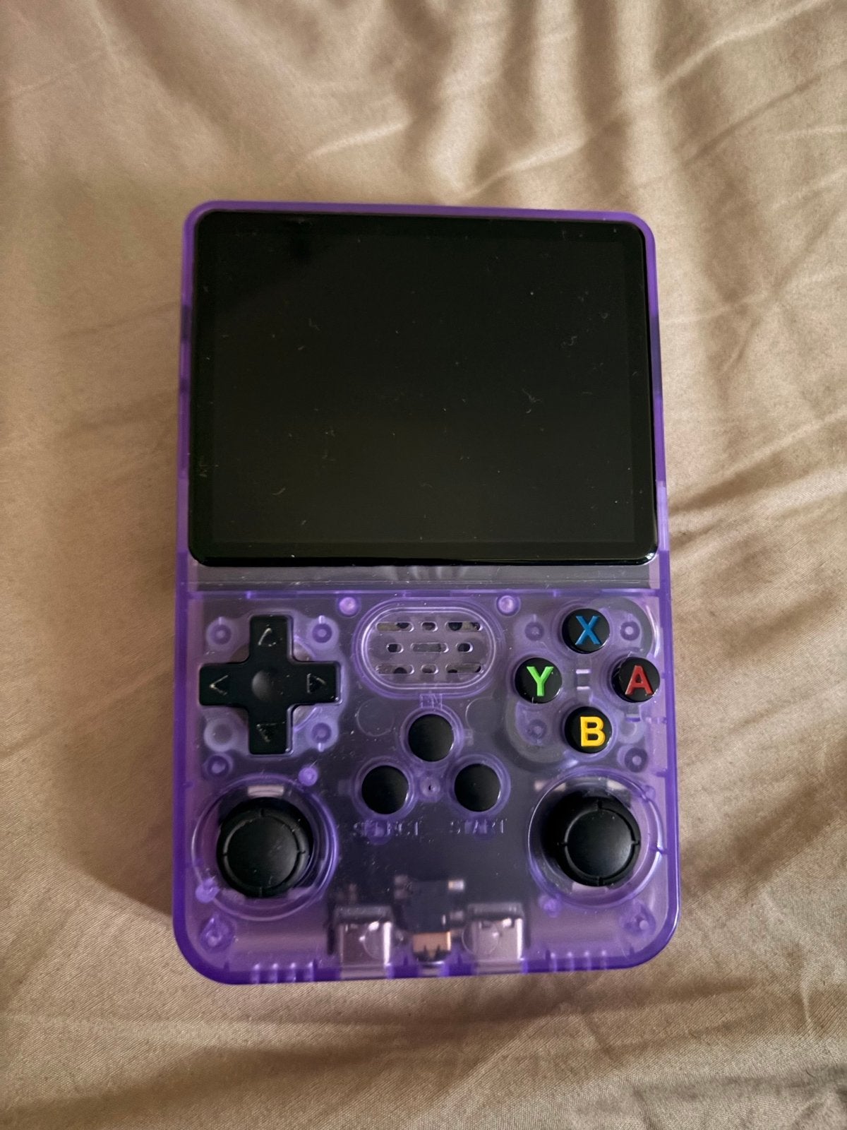 R36S Retro Handheld Game Console - Paars, Spelcomputers en Games, Spelcomputers | Overige, Ophalen of Verzenden, Overige merken
