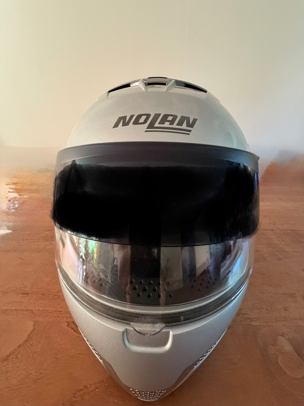 Scooter of kart helm zilver M, Ophalen, Zo goed als nieuw, Medium