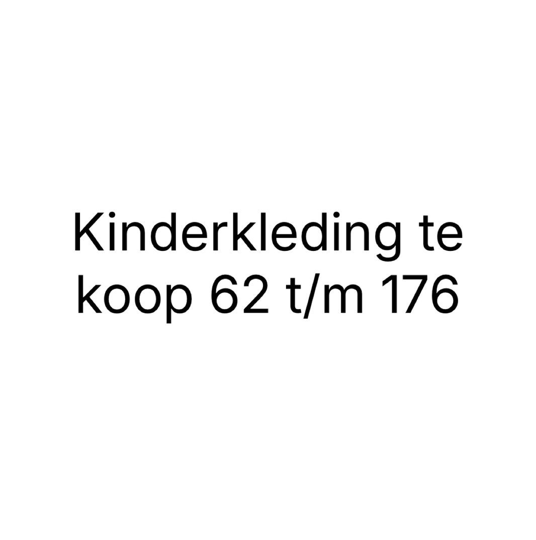 Opkoper gezocht, Ophalen of Verzenden, Zo goed als nieuw, Overige maten