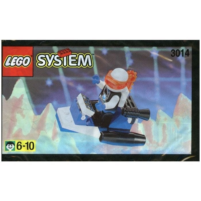 Lego System Ice Planet Scooter 3014 - Incompleet, Gebruikt, Lego, Ophalen of Verzenden, Space