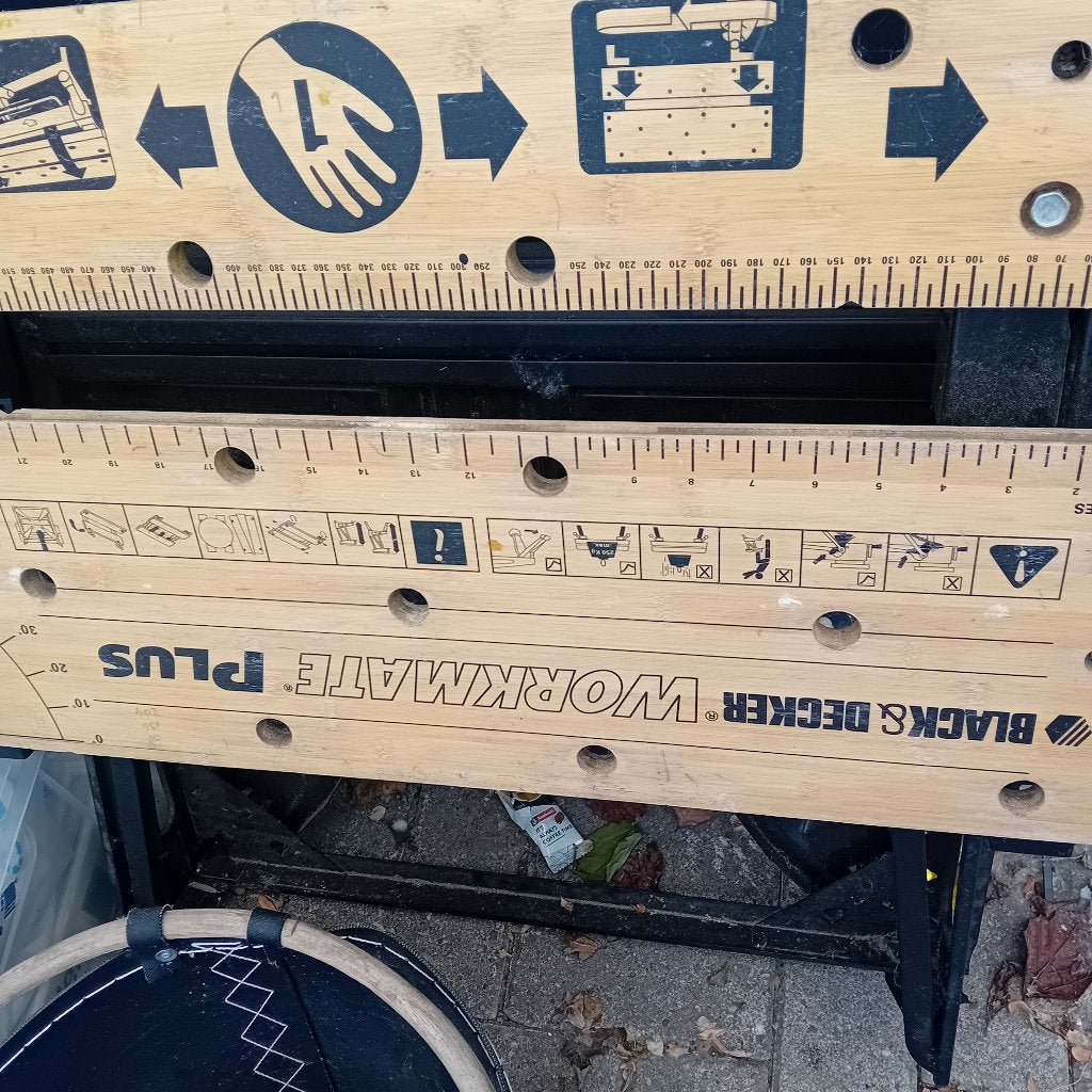 Black & Decker workmate Plus, Doe-het-zelf en Verbouw, Ophalen, Zo goed als nieuw, 70 tot 120 cm, Inklapbaar