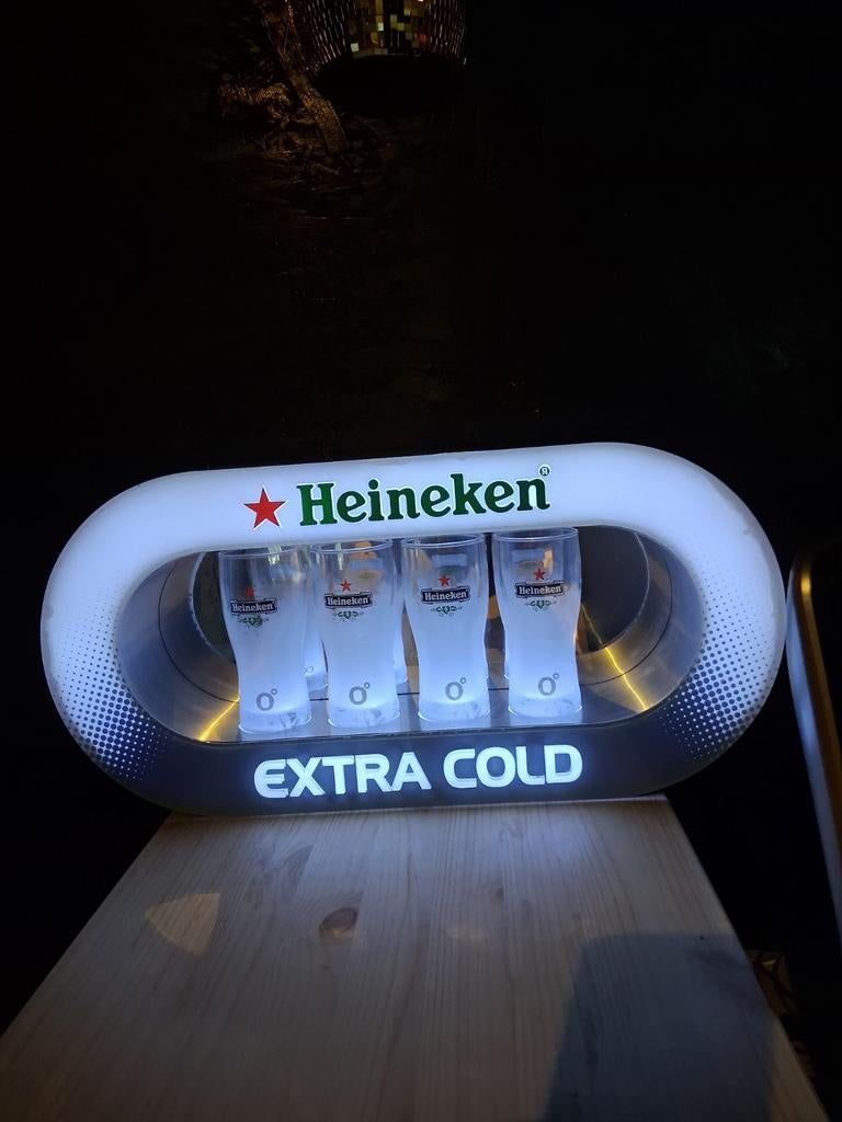 Heineken Extra Cold Lichtbak Decoratie, Verzamelen, Ophalen, B, Zo goed als nieuw, B
