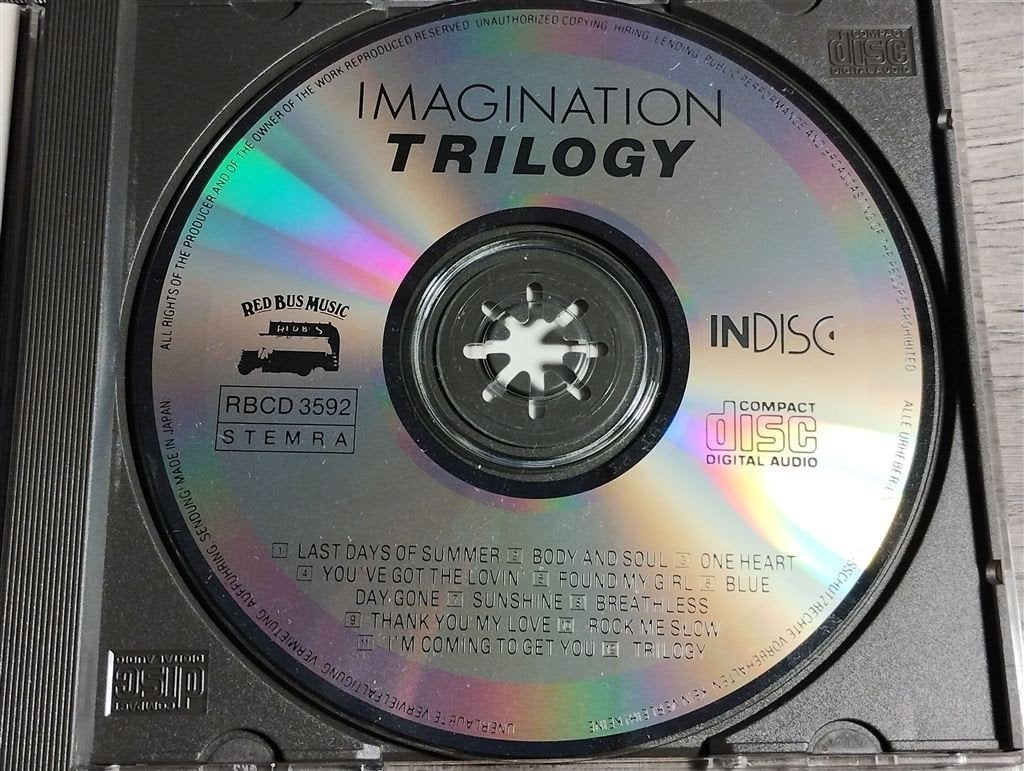 Imagination ‎- Trilogy [1986], Cd's en Dvd's, Cd's | Dance en House, Ophalen of Verzenden, Zo goed als nieuw, Disco