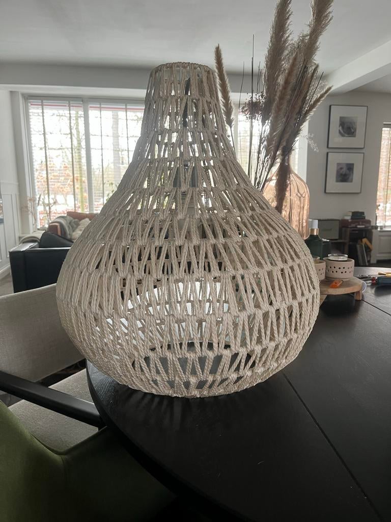 Zuiver Cable Drop Hanglamp Wit, Huis en Inrichting, Lampen | Hanglampen, Ophalen of Verzenden, Zo goed als nieuw, Stof, 50 tot 75 cm