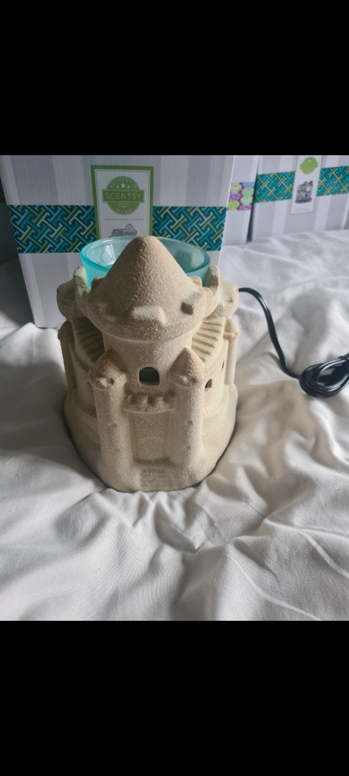 Scentsy Warmer Zandkasteel, Kunststof, Geurverspreider, Nieuw, Ophalen of Verzenden