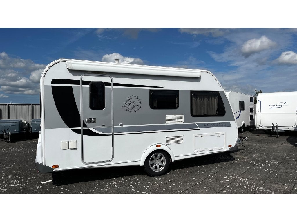 Knaus Sudwind Silver Selection 420 QD MODEL 2016 +ZEER COMPL, Caravans en Kamperen, Standaardzit, Bedrijf, Tot en met 3, 4 tot 5 meter