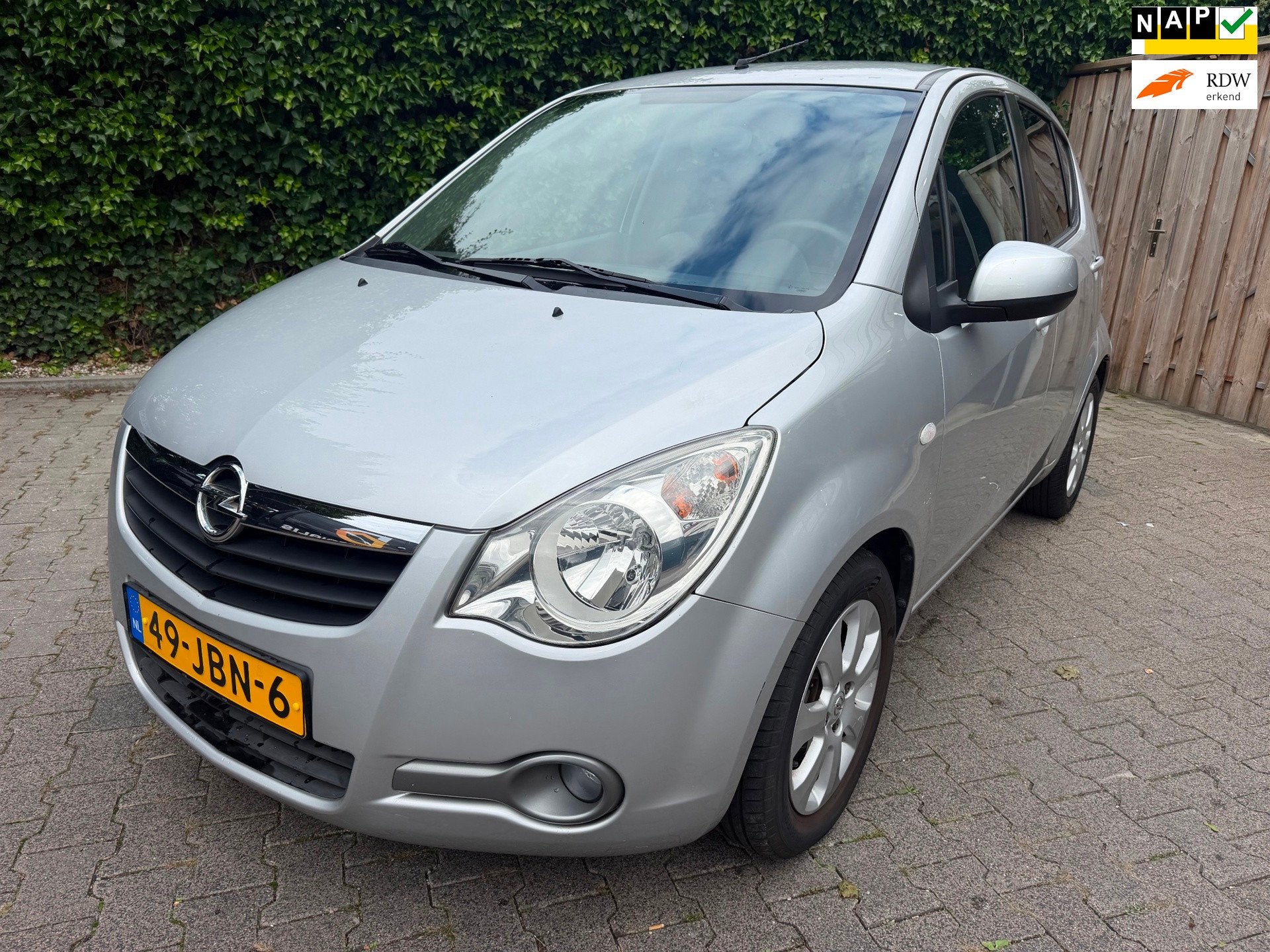 Opel Agila 1.2 Enjoy|Airco|trekhaak, Auto's, Voorwielaandrijving, 4 cilinders, 965 kg, Origineel Nederlands