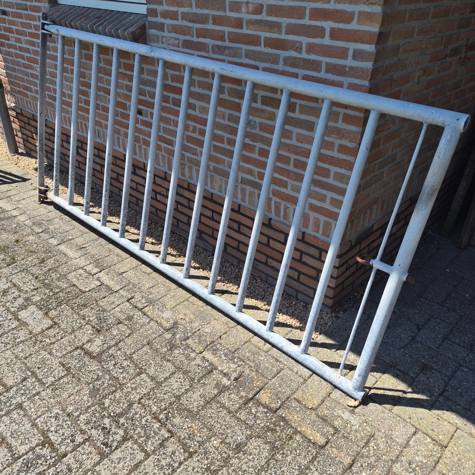 Stevig gegalvaniseerd kalver/dieren hek 110x250cm, Ophalen