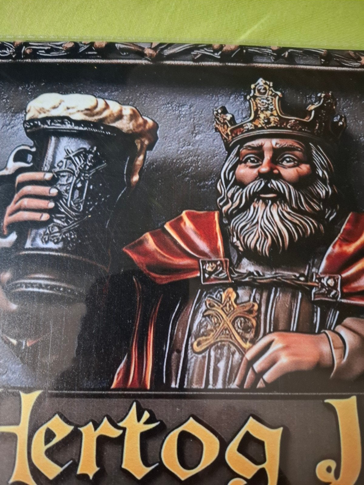 bier verzamel wanddecoratiebord  schild Hertog Jan, nieuw, Verzamelen, Ophalen of Verzenden, Nieuw, Reclamebord, Plaat of Schild