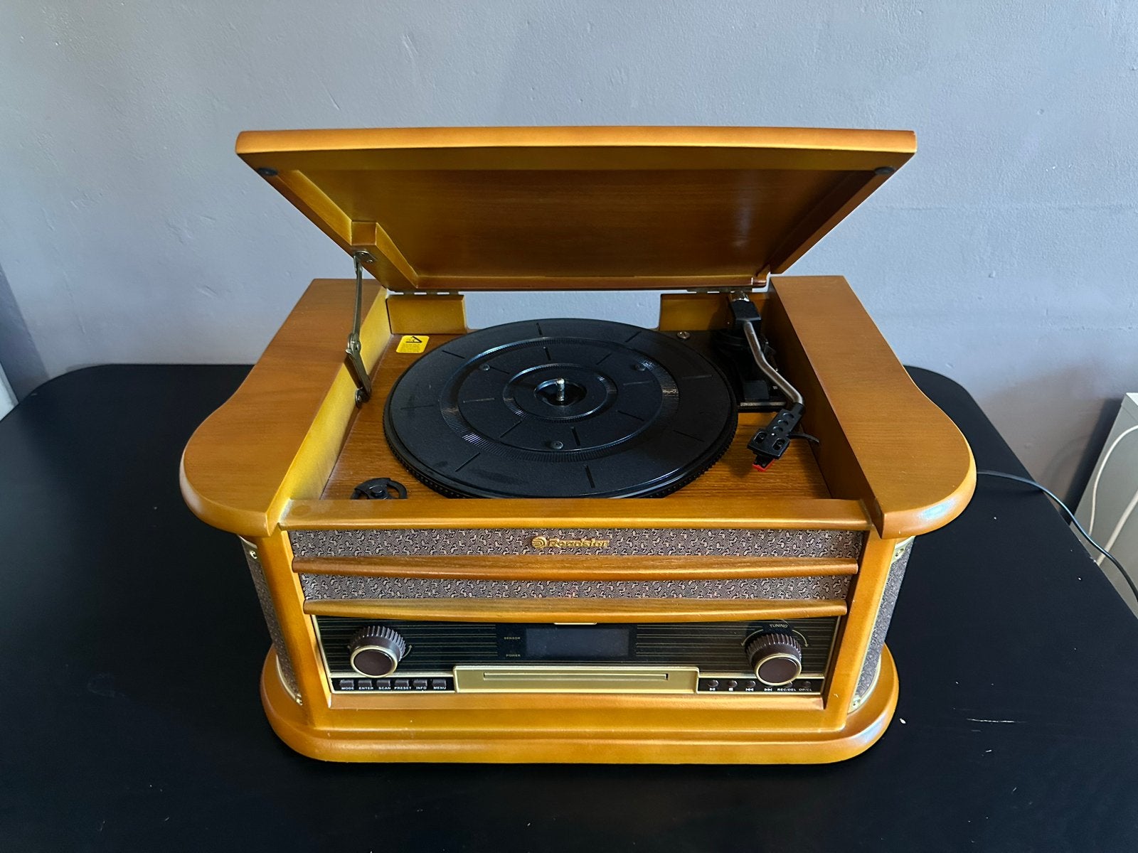 Roadstar HIF-1996D+BT Platenspeler met Bluetooth, Overige merken, Ophalen of Verzenden, Zo goed als nieuw, Microset