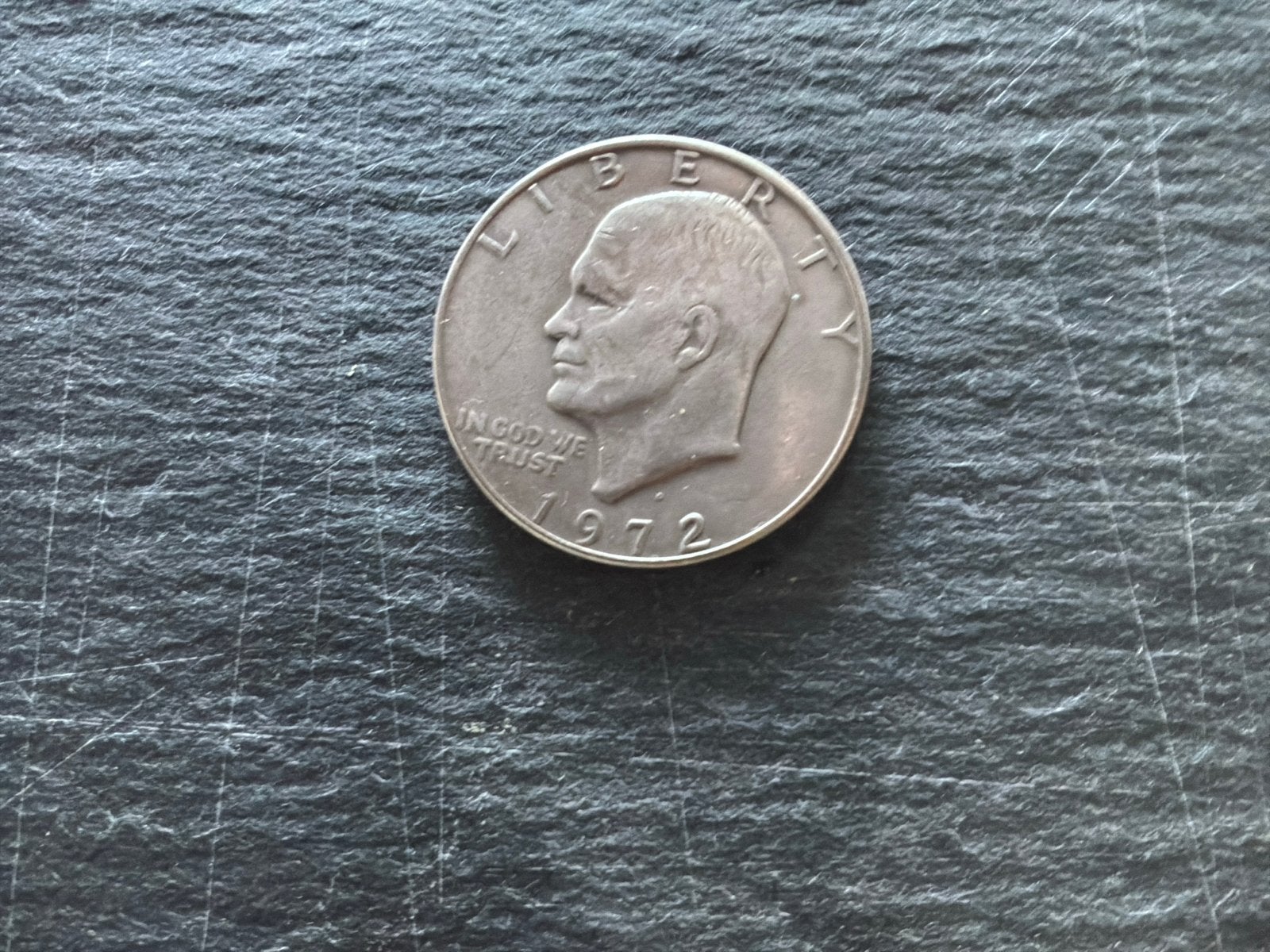 Amerikaanse One Dollar Munt 1972 - Eisenhower Dollar, Ophalen of Verzenden, Noord-Amerika, Losse munt