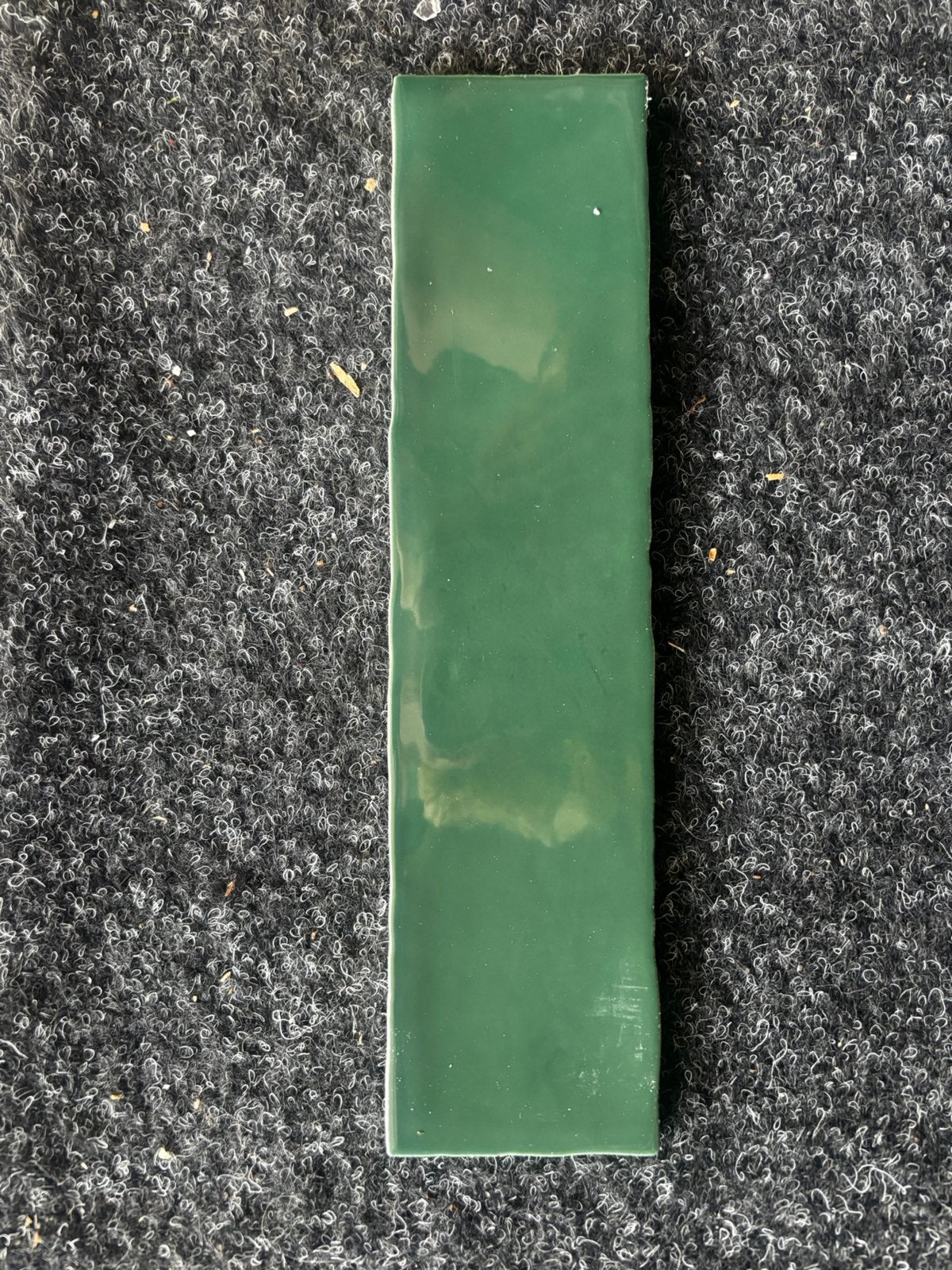 Jadegroene tegels 7,5 x 30 cm, Ophalen of Verzenden, Zo goed als nieuw, Glasplaat, Minder dan 80 cm