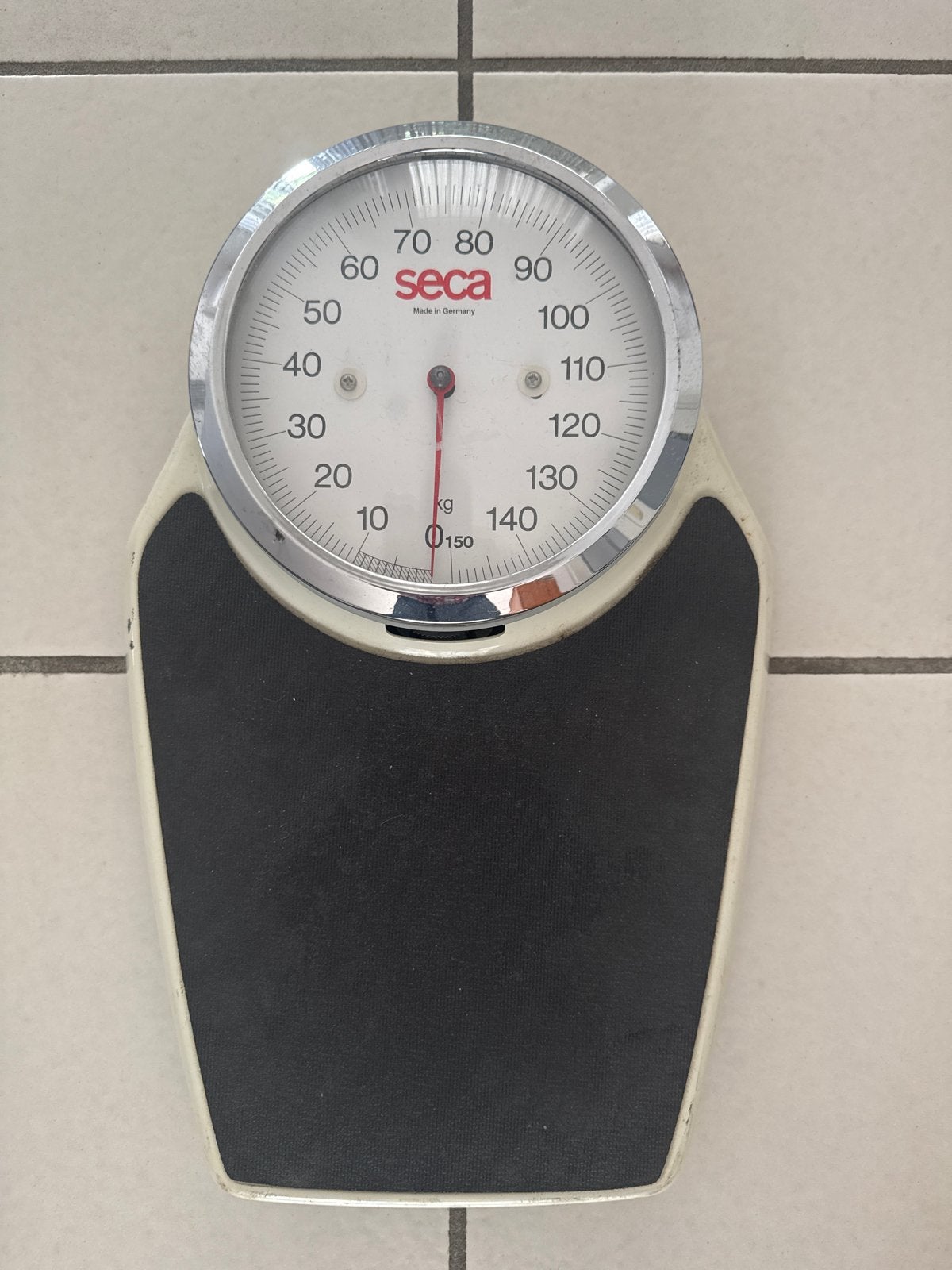 Seca analoge personenweegschaal tot 150 kg, Gebruikt, Analoog, 100 kg of meer, Ophalen of Verzenden