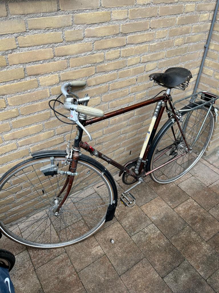 Vintage Raleigh Toerfiets met Brooks Zadel, Fietsen en Brommers, Fietsen | Heren | Herenfietsen, Overige merken, Gebruikt, Velgrem