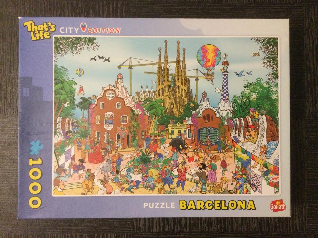 That's Life City Edition Barcelona 1000 st puzzel puzzle, Ophalen of Verzenden, 500 t/m 1500 stukjes, Zo goed als nieuw
