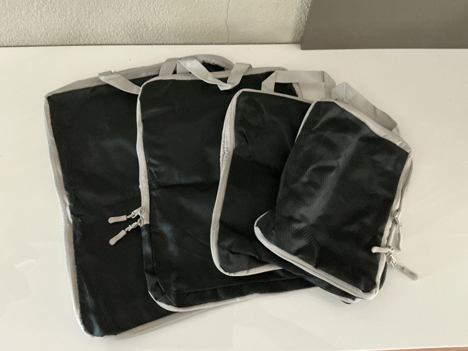 Koffer organisers - packing cubes - set van 4 met compressie, Ophalen of Verzenden, Nieuw, 30 cm of meer
