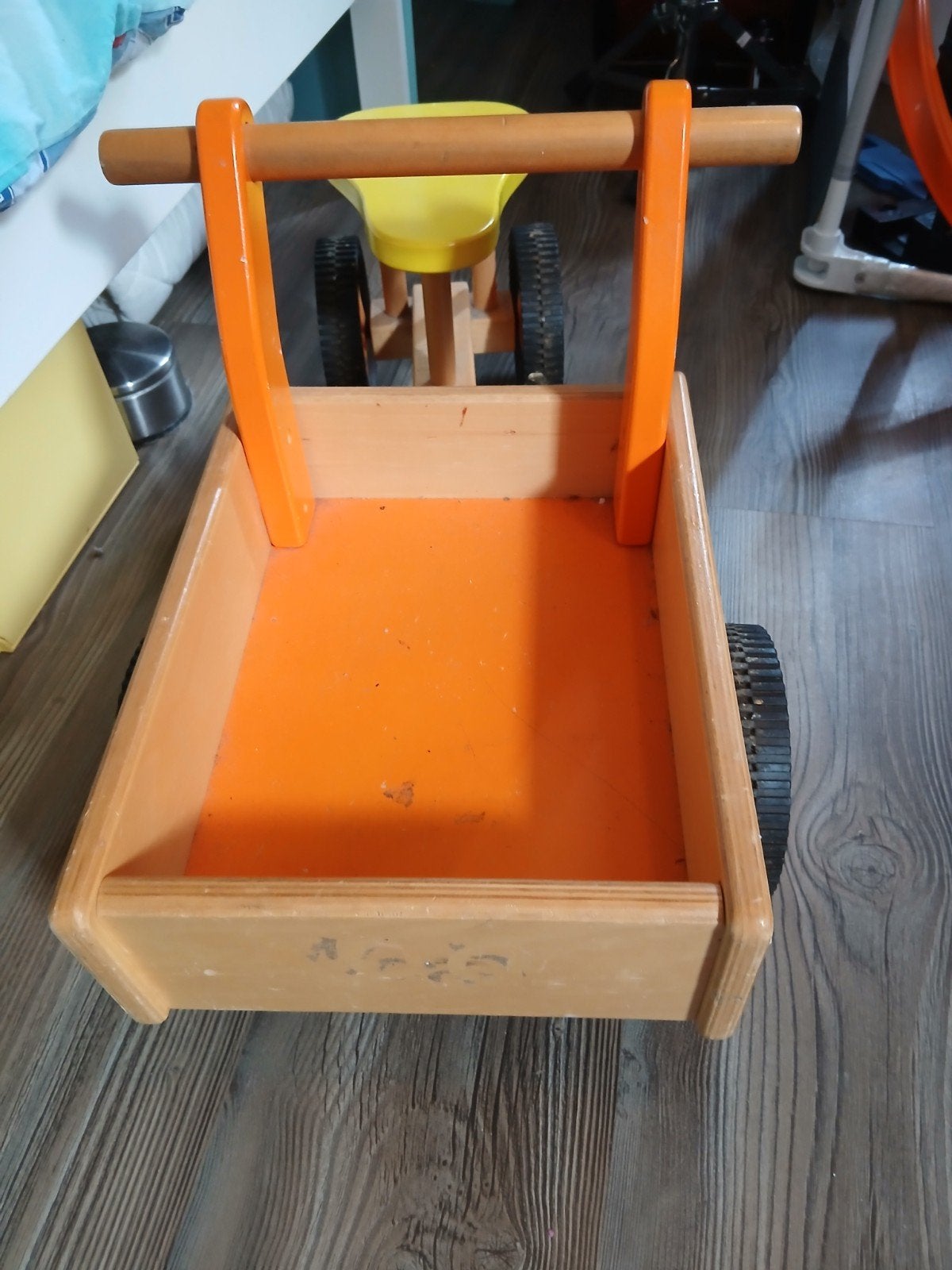 leuk bakfietsje oranje / geel, Ophalen, Gebruikt, Overige typen