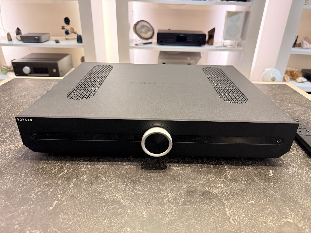 Roksan Attessa Integrated Amplifier – zwart – demo, Overige merken, ., Ophalen of Verzenden, Zo goed als nieuw