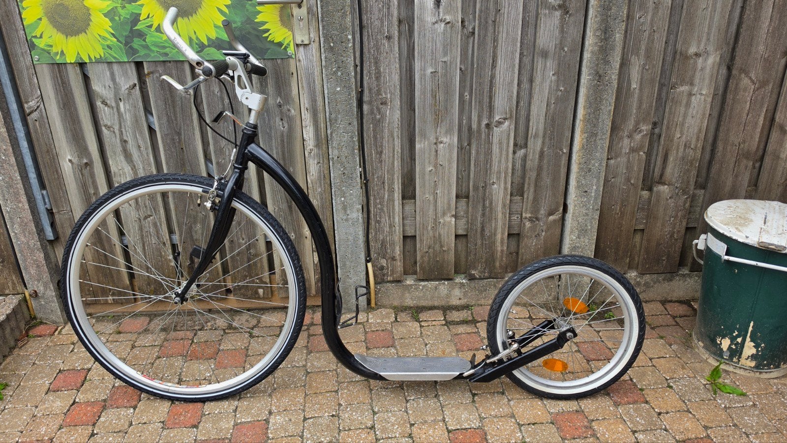 Kickbike step met grote wielen, Fietsen en Brommers, Steps, Ophalen, Gebruikt, Kickbike, Onbekend