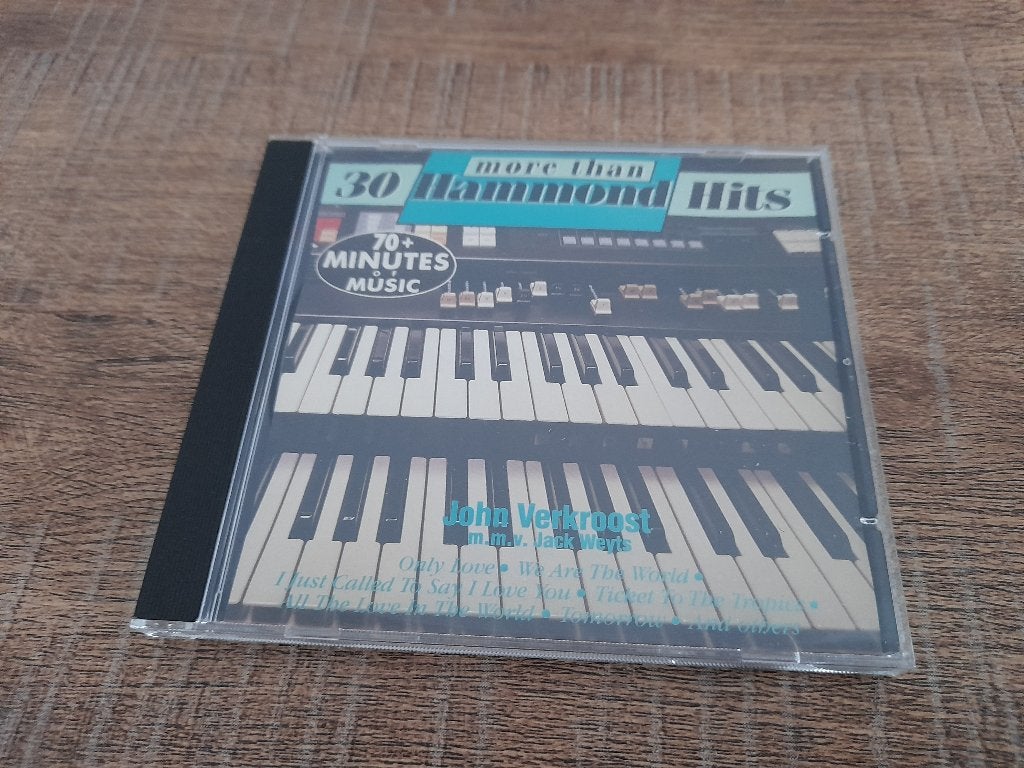 John Verkroost - 30 More Than Hammond Hits CD, Cd's en Dvd's, Cd's | Instrumentaal, Ophalen, Gebruikt, Easy listening, Verzamelalbum