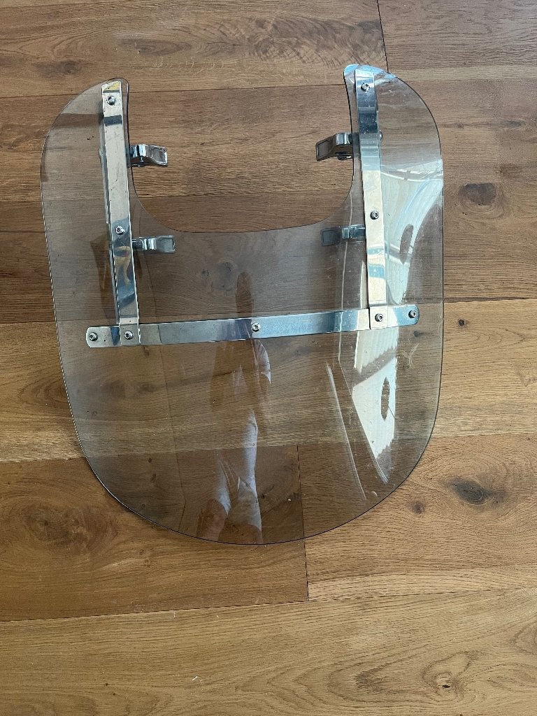 Windscherm met snel sluitingen voor Harley Fat Bob Dyna 103, Motoren, Ophalen of Verzenden, Gebruikt