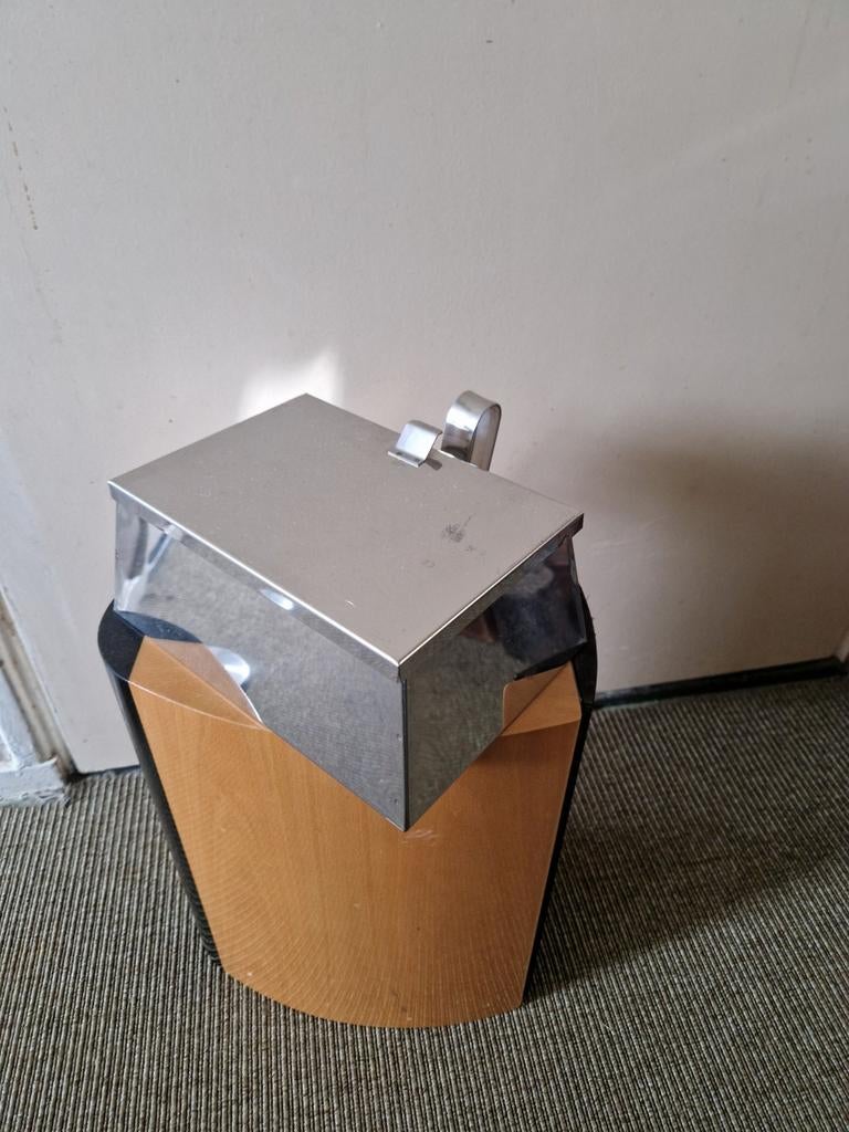 Ophaalbak voor afval - stijlvol en functioneel, Gebruikt, Ophalen of Verzenden, Metaal, Minder dan 50 cm