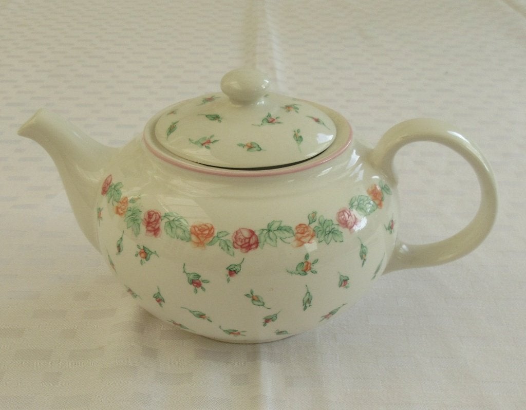 Theepot Laura Ashley Rosebud, Ophalen of Verzenden
