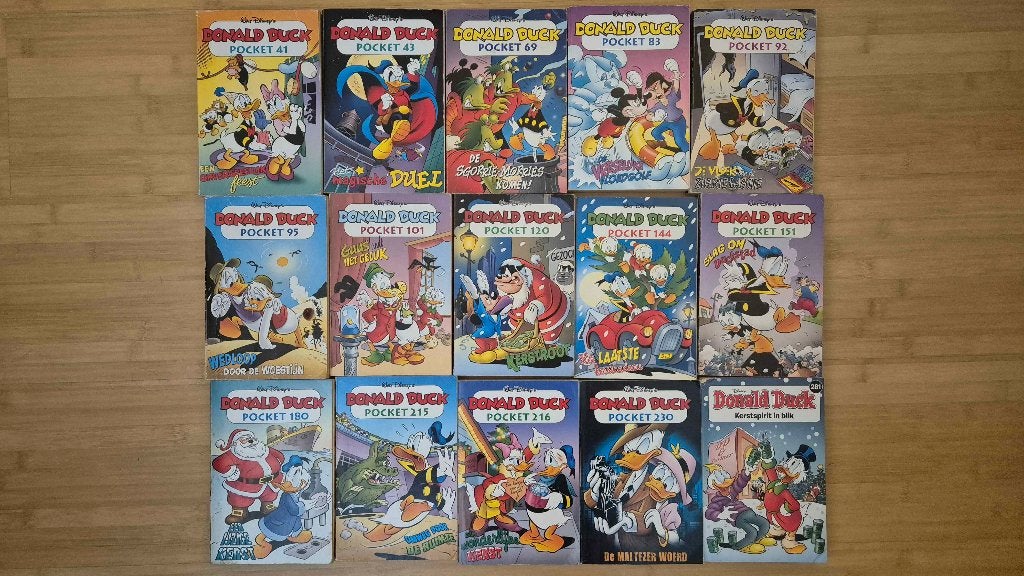 Donald Duck pockets en stripboeken [25 stuks], Boeken, Meerdere stripboeken, Ophalen of Verzenden, Gelezen, Donald Duck