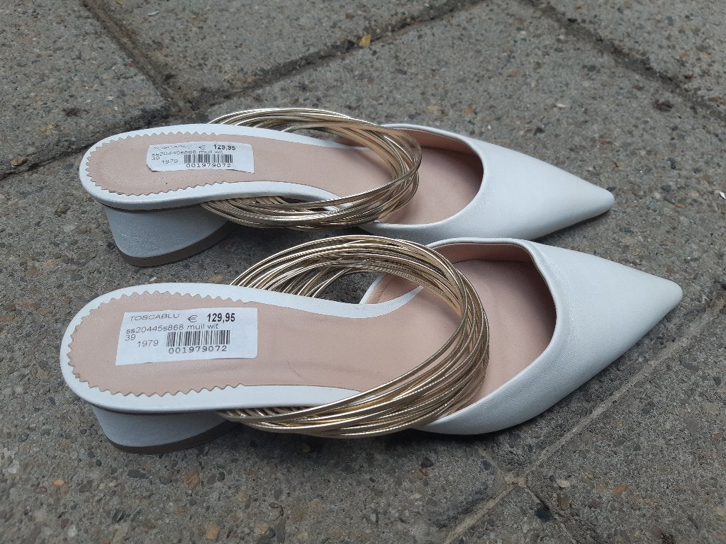 Muiltjes toscaBlu (39), Kleding | Dames, Schoenen, ToscaBlu, Wit, Nieuw, Sandalen of Muiltjes