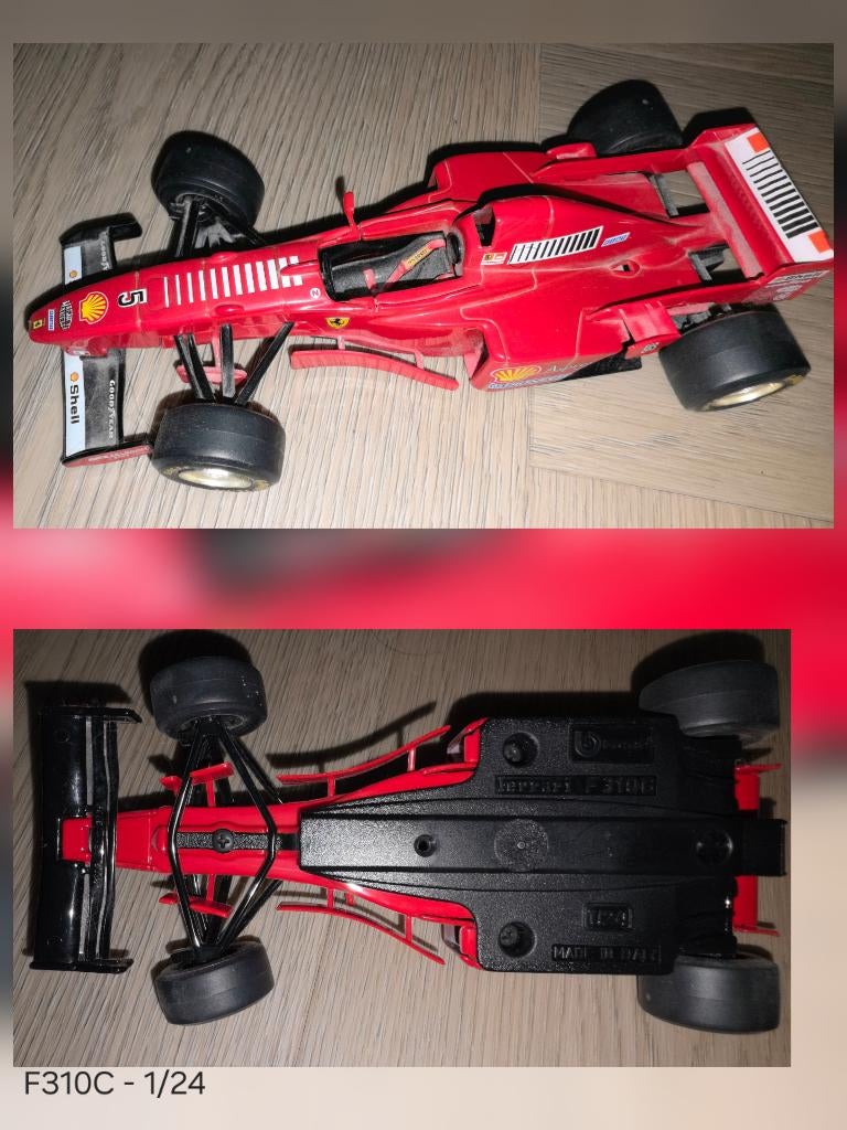 Bburago Ferrari F310C, Hobby en Vrije tijd, Modelauto's | 1:24, Ophalen of Verzenden, Gebruikt, Auto, Bburago