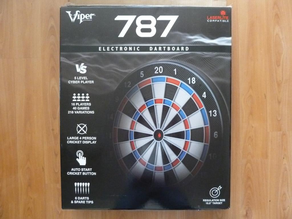 Viper 787 Elektronisch Dartbord, nieuw in doos., Ophalen of Verzenden, Nieuw, Dartbord, Soft tip