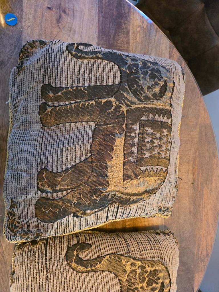 2x kussen met olifant motief, Ophalen of Verzenden