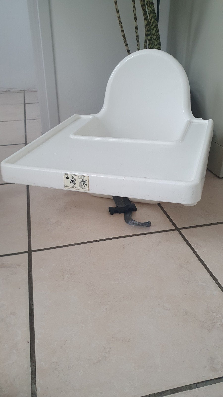 IKEA kinderstoel met kussen - wit, Ophalen