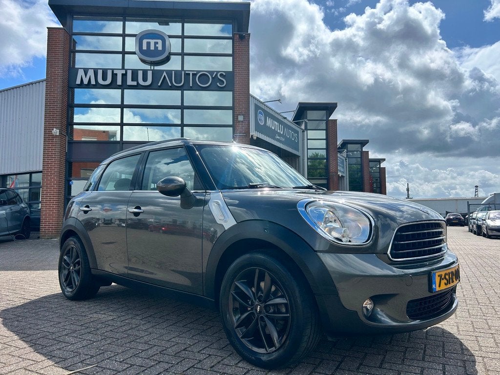 Mini Mini Countryman 1.6 One Chili Automaat LEDER NAP NAVI P, Auto's, Mini, Gebruikt, Euro 6, Leder en Stof, Bedrijf
