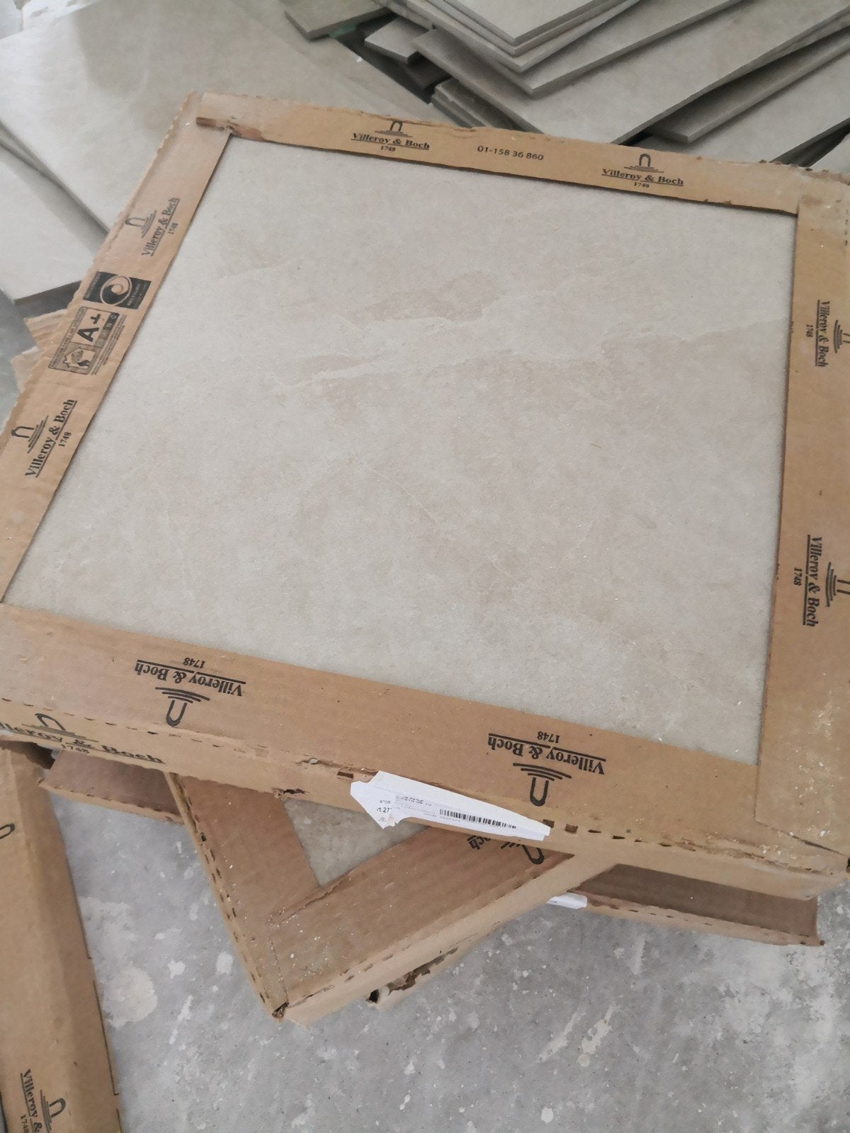 Tegels Beige Villeroy & Boch Aston Crème, Ophalen, 40 tot 60 cm, 40 tot 60 cm, Nieuw