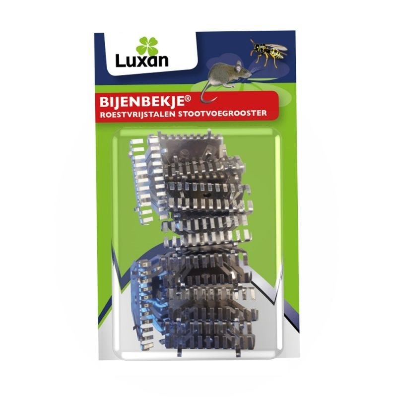Luxan Bijenbekjes RVS 50mm 10 stuks tegen dieren en insecten, Ophalen of Verzenden, Nieuw, Ongediertebestrijding