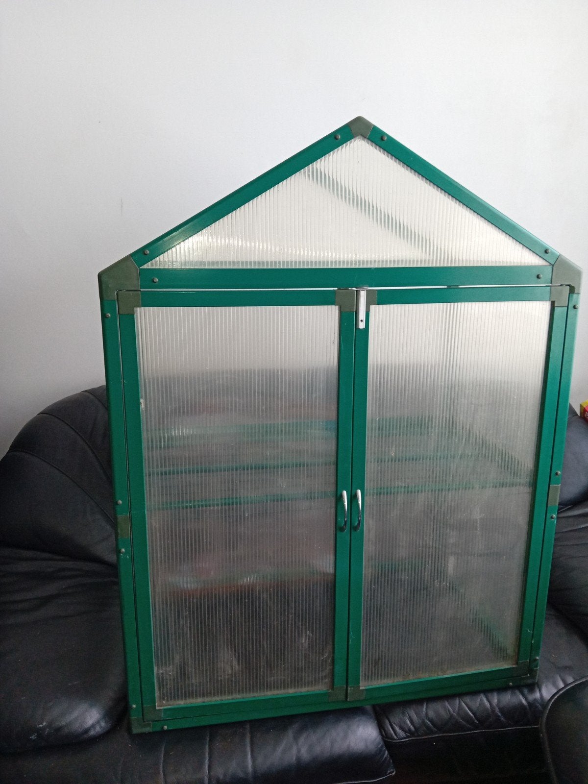 Compacte kweekkas - paar doorzichtige platen ontbreken, Ophalen, Kweekkas, Aluminium, Polycarbonaat
