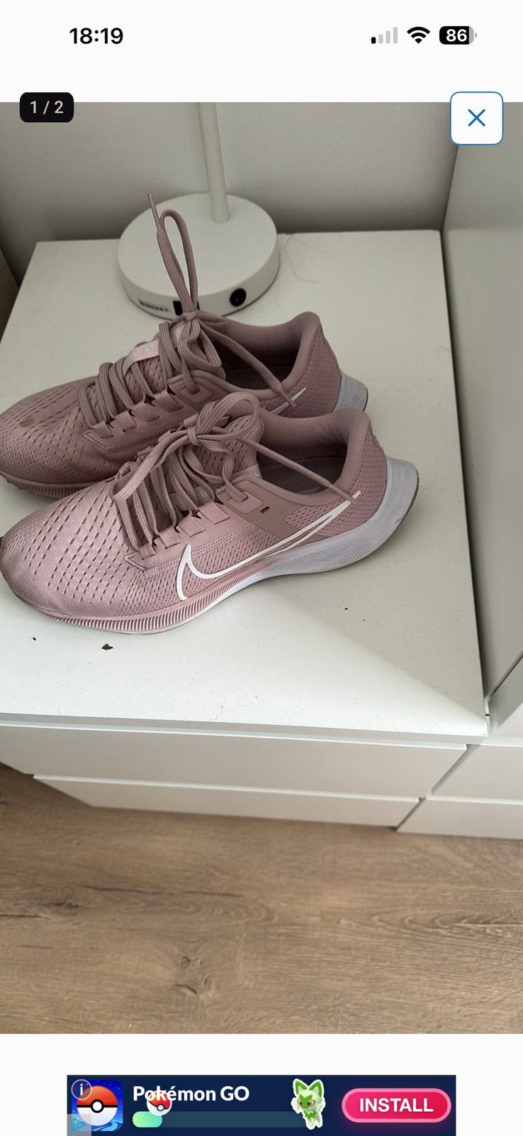 38 nike dames, Ophalen of Verzenden, Zo goed als nieuw, Sneakers of Gympen